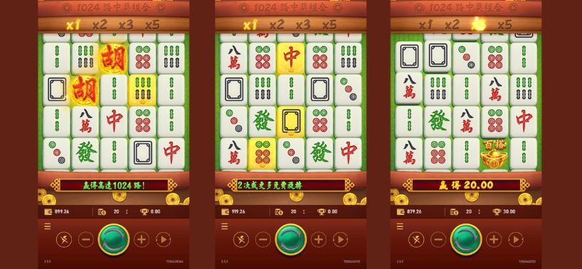 Mahjong Bonanza Slot Game Interface